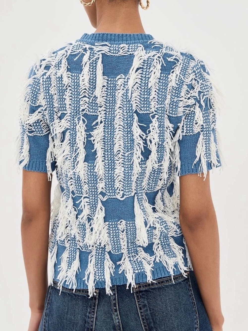 ULLA JOHNSON Rumi Fringe Top Size Small - Picture 2 of 6